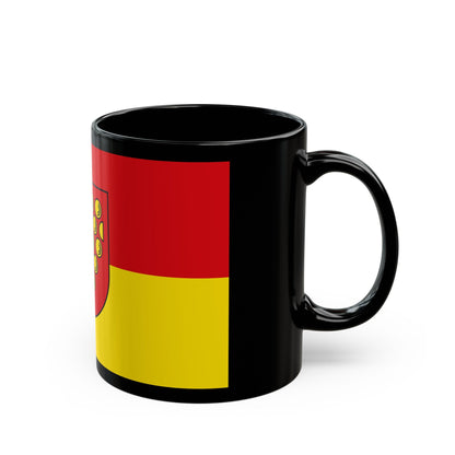 Flag of Bentheim Germany - Black Coffee Mug-The Sticker Space