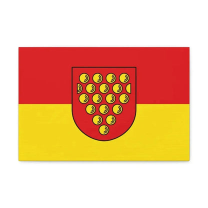 Flag of Bentheim Germany - Canvas Wall Art 18″ x 12″ 1.25" - The Sticker Space