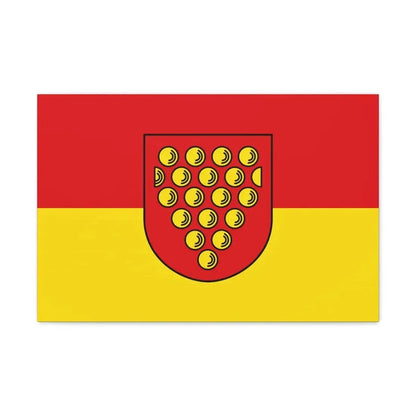 Flag of Bentheim Germany - Canvas Wall Art 24″ x 16″ 1.25" - The Sticker Space