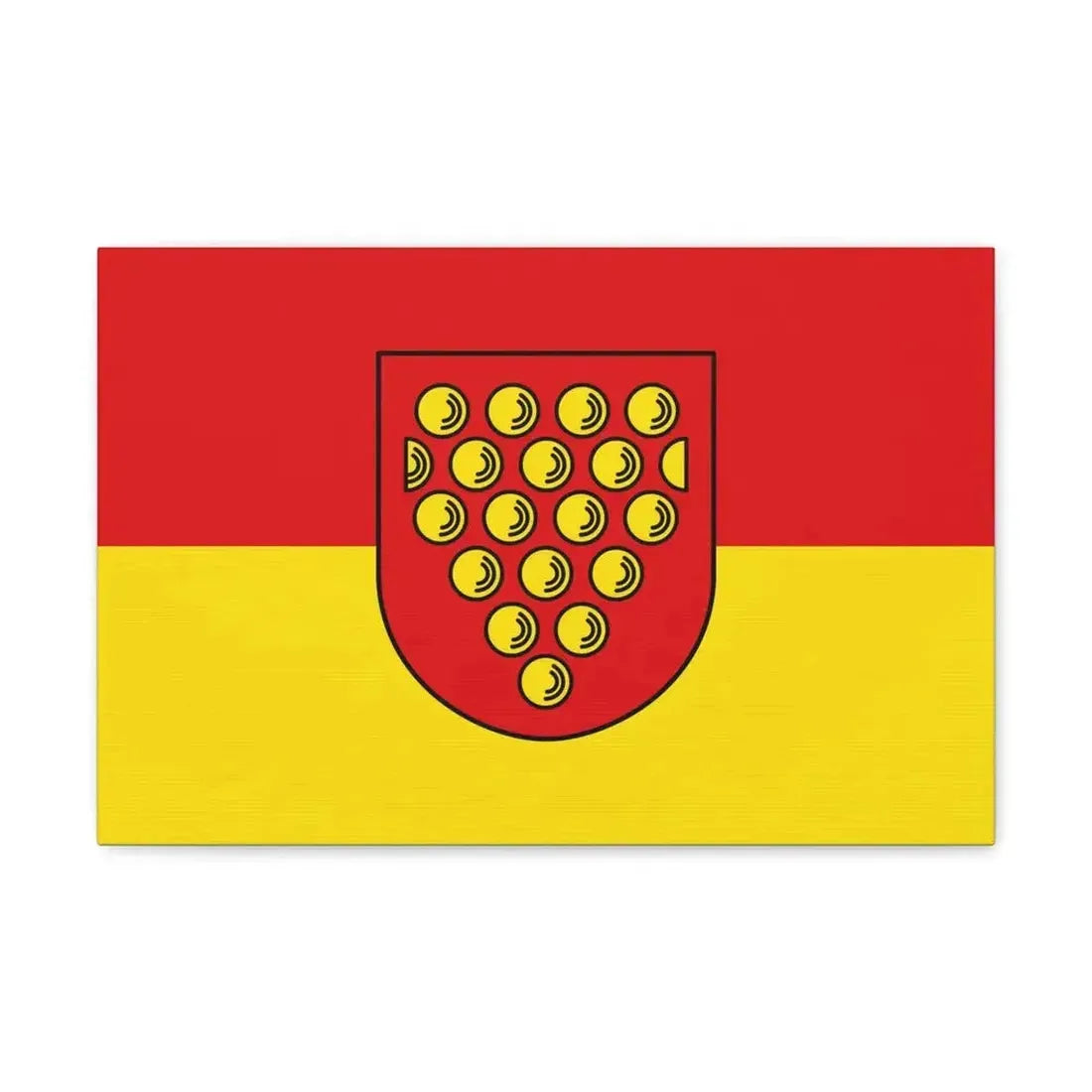Flag of Bentheim Germany - Canvas Wall Art - The Sticker Space