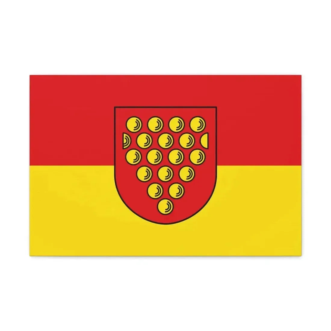Flag of Bentheim Germany - Canvas Wall Art - The Sticker Space