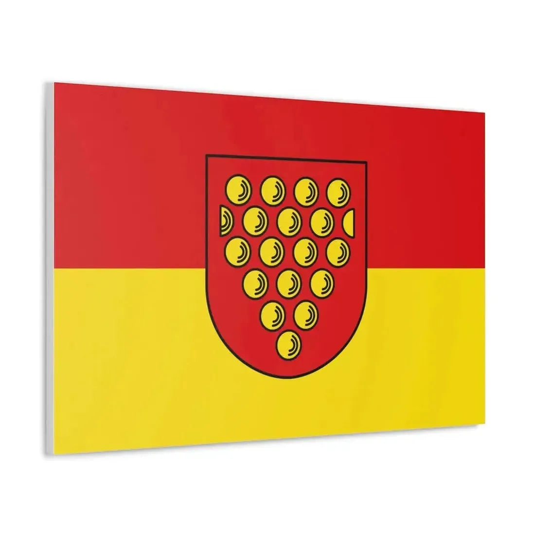 Flag of Bentheim Germany - Canvas Wall Art - The Sticker Space