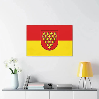 Flag of Bentheim Germany - Canvas Wall Art - The Sticker Space
