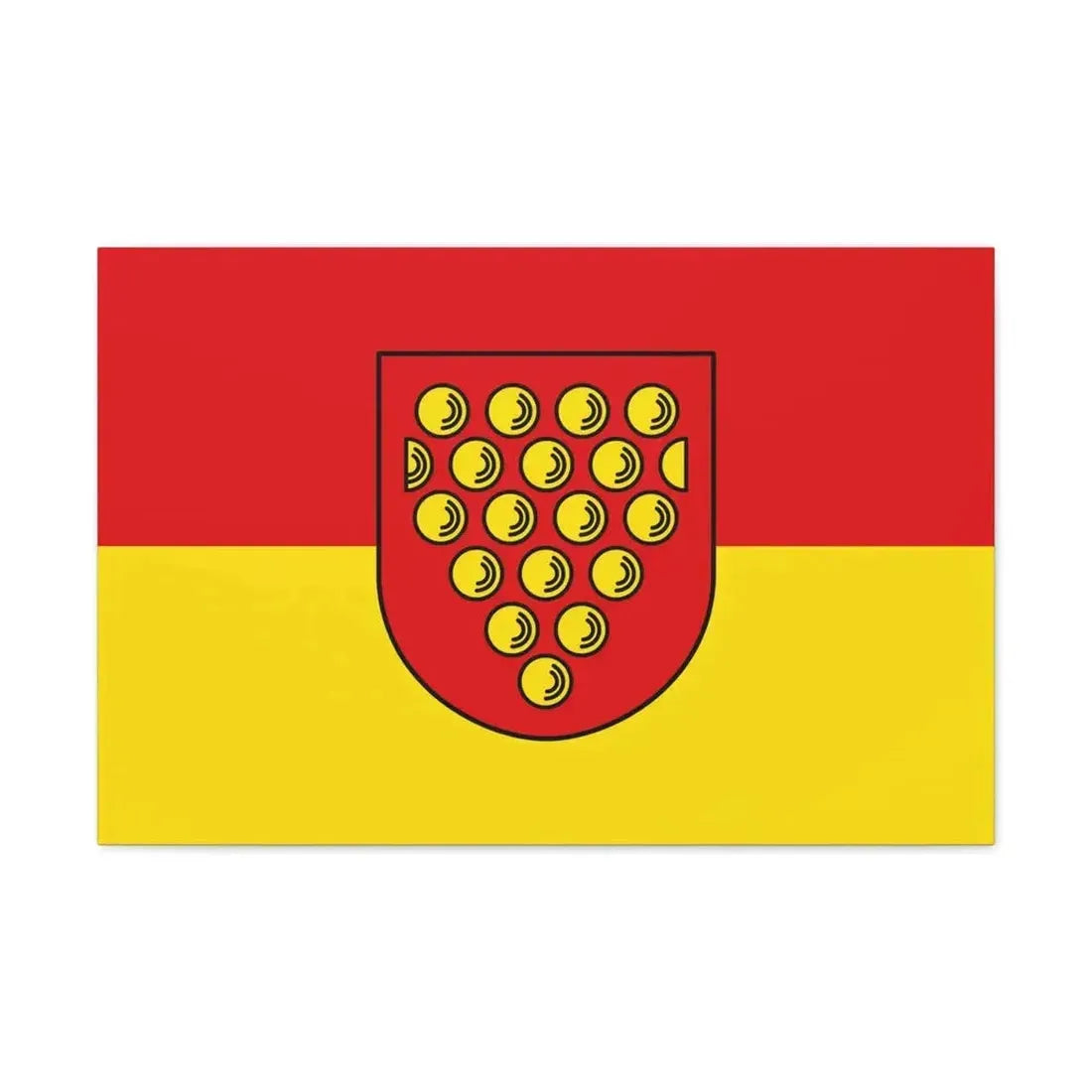 Flag of Bentheim Germany - Canvas Wall Art - The Sticker Space