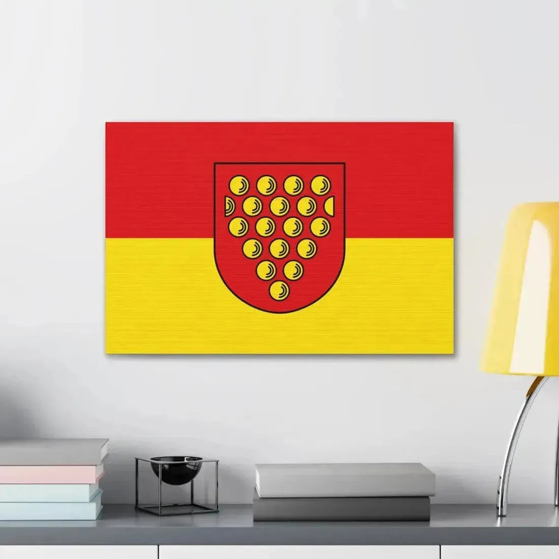 Flag of Bentheim Germany - Canvas Wall Art - The Sticker Space