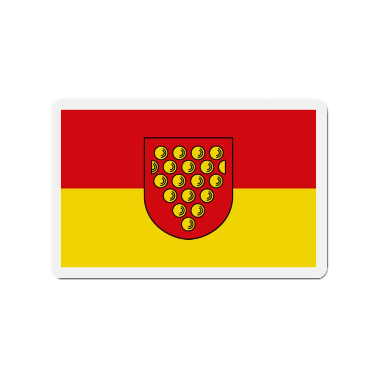 Flag of Bentheim Germany - Die-Cut Magnet-2" x 2"-The Sticker Space