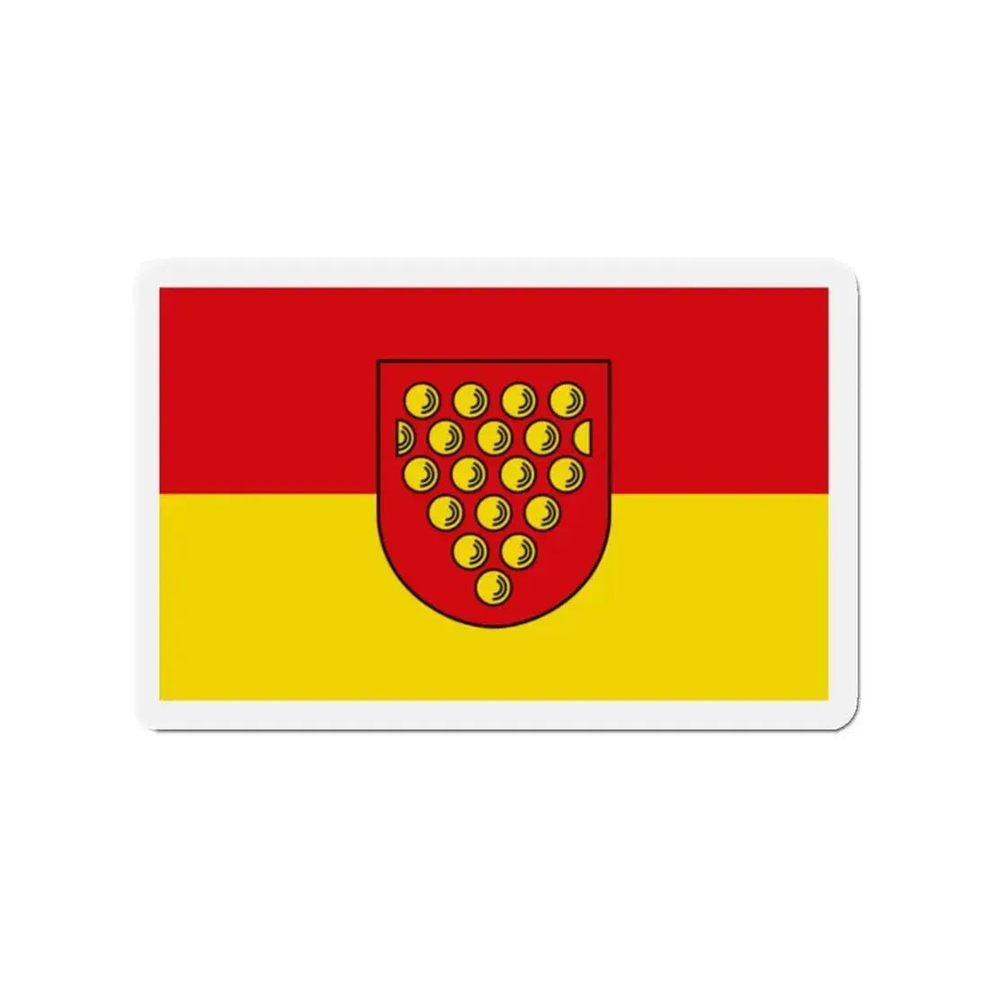 Flag of Bentheim Germany - Refrigerator Magnet 2 Inch - The Sticker Space