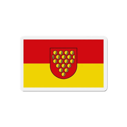 Flag of Bentheim Germany - Refrigerator Magnet 6 Inch - The Sticker Space