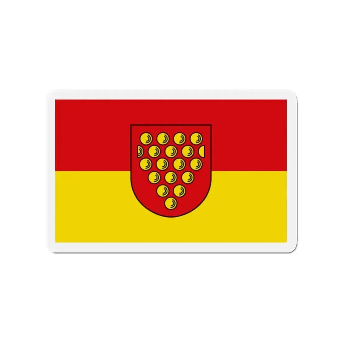Flag of Bentheim Germany - Refrigerator Magnet - The Sticker Space