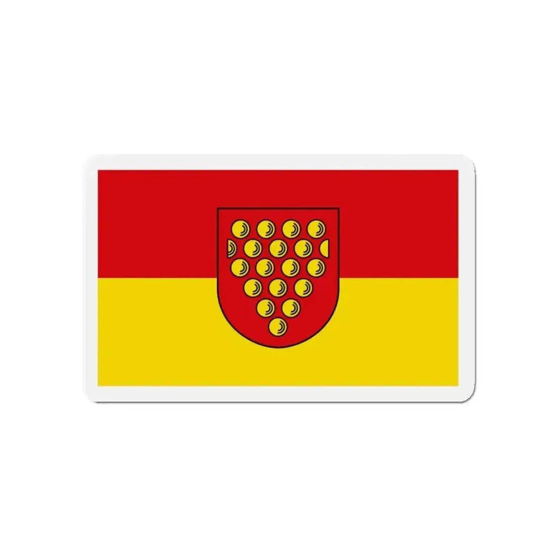 Flag of Bentheim Germany - Refrigerator Magnet - The Sticker Space