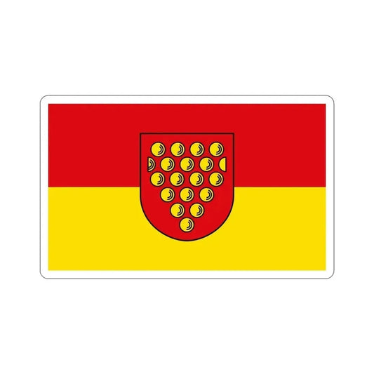Flag of Bentheim Germany STICKER Vinyl Die-Cut Decal 6 Inch - The Sticker Space