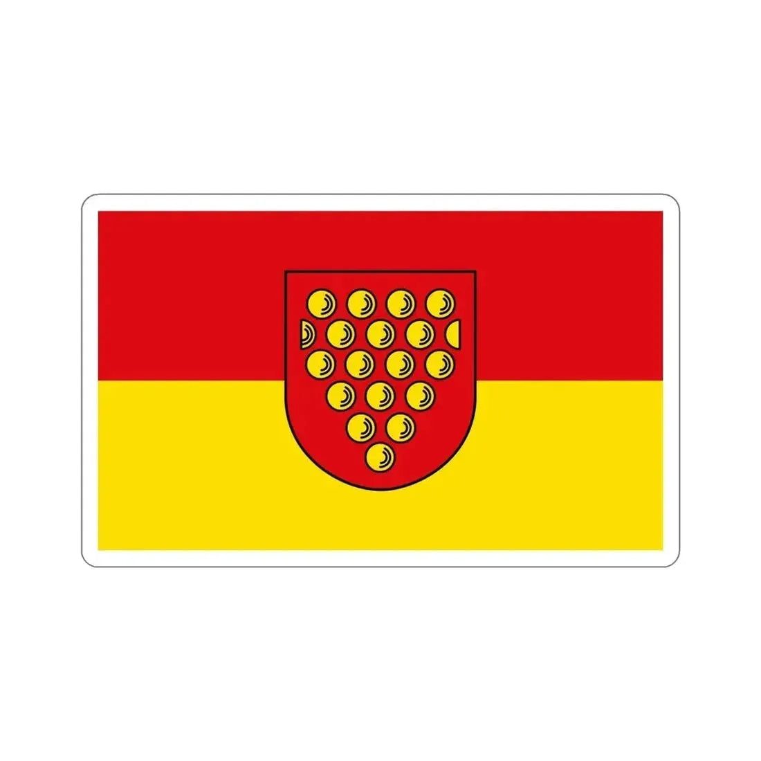 Flag of Bentheim Germany STICKER Vinyl Die-Cut Decal - The Sticker Space