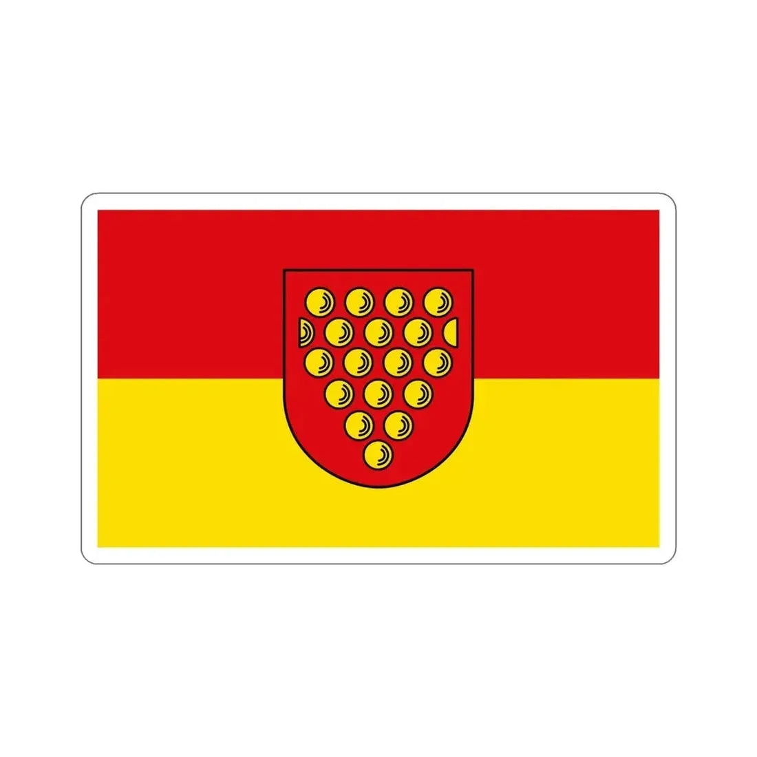 Flag of Bentheim Germany STICKER Vinyl Die-Cut Decal - The Sticker Space