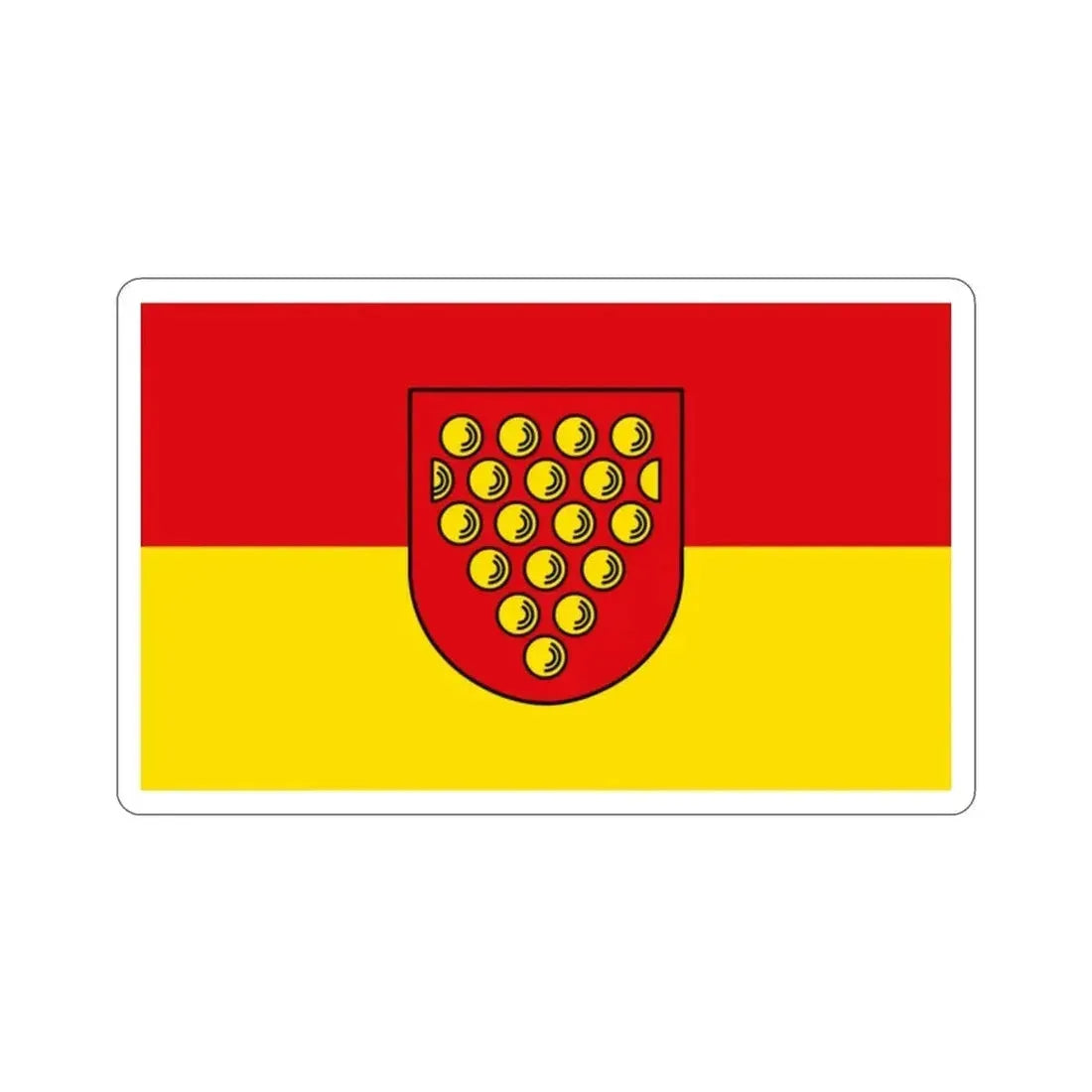 Flag of Bentheim Germany STICKER Vinyl Die-Cut Decal - The Sticker Space