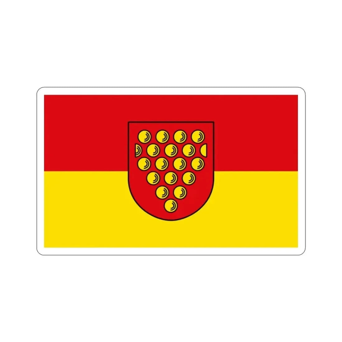 Flag of Bentheim Germany STICKER Vinyl Die-Cut Decal - The Sticker Space