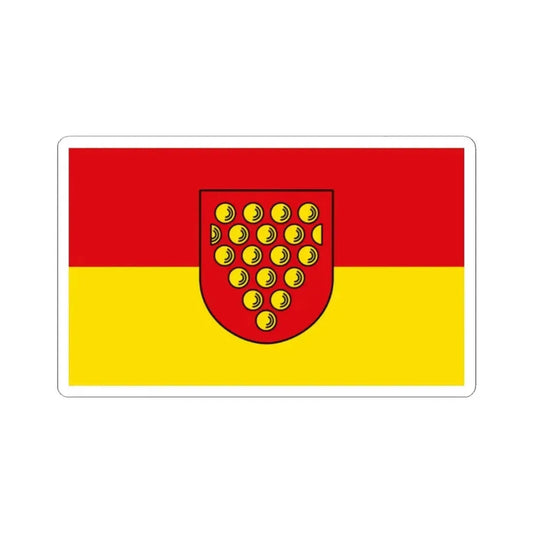 Flag of Bentheim Germany - STICKER Vinyl Kiss-Cut Decal 2 Inch White - The Sticker Space