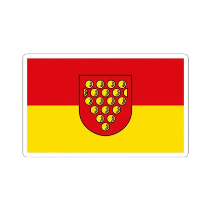 Flag of Bentheim Germany - STICKER Vinyl Kiss-Cut Decal 3 Inch White - The Sticker Space