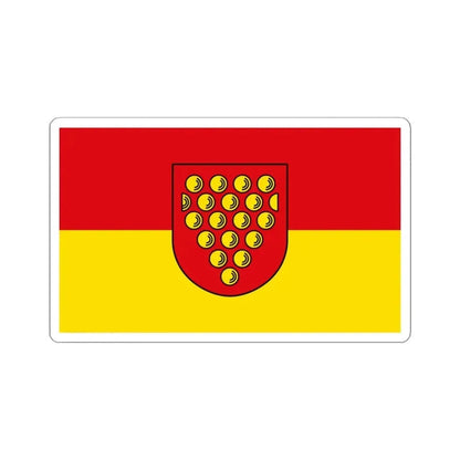 Flag of Bentheim Germany - STICKER Vinyl Kiss-Cut Decal 4 Inch White - The Sticker Space