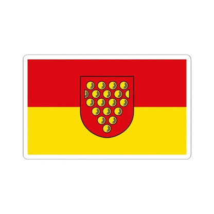 Flag of Bentheim Germany - STICKER Vinyl Kiss-Cut Decal 6 Inch White - The Sticker Space