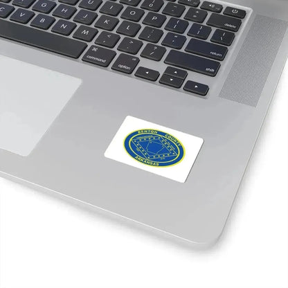 Flag of Benton County Arkansas (United States) STICKER Vinyl Kiss-Cut Decal - The Sticker Space