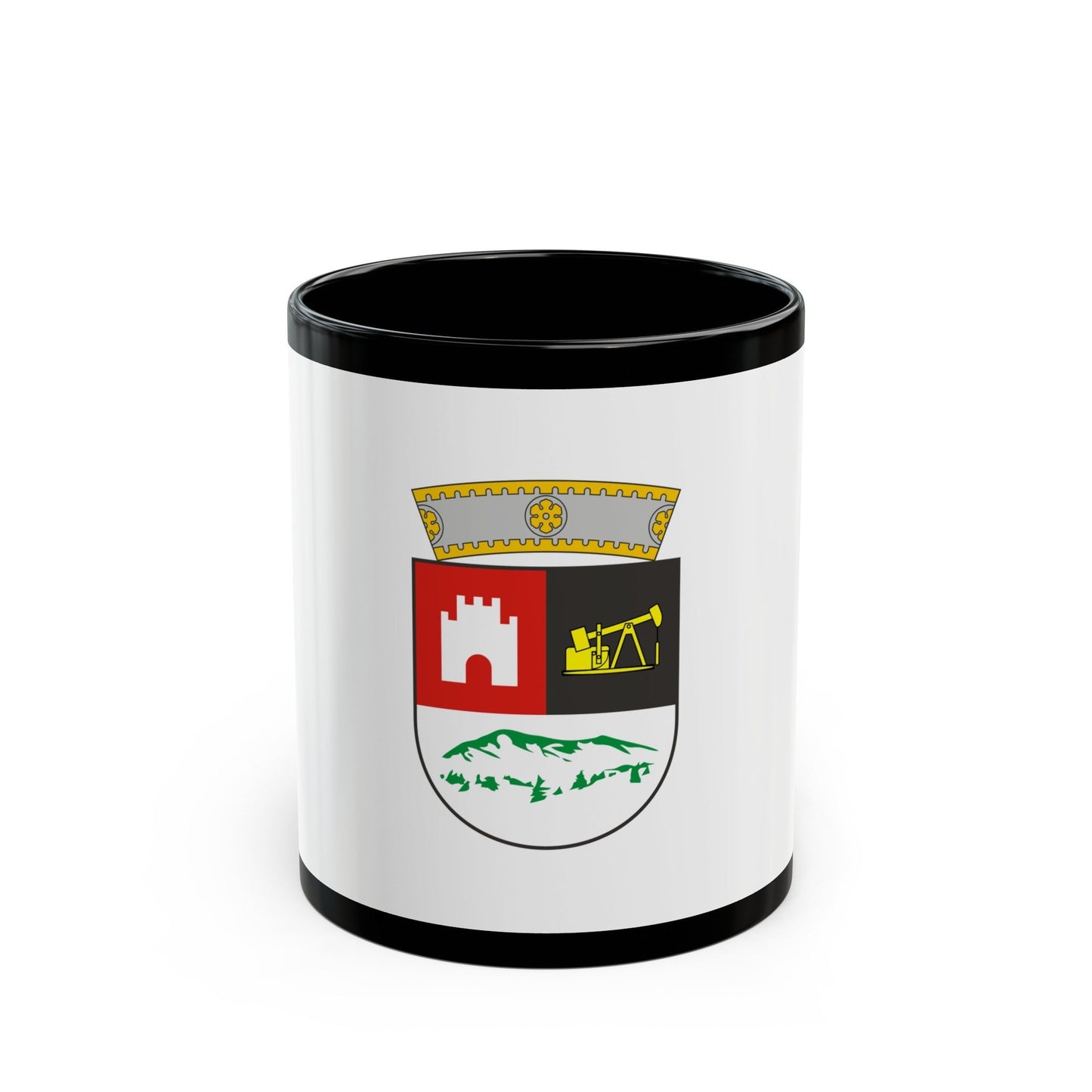 Flag of Berat Albania - Black Coffee Mug-11oz-The Sticker Space