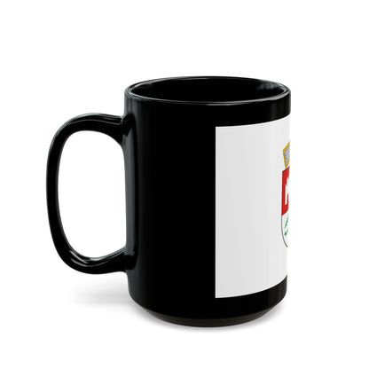 Flag of Berat Albania - Black Coffee Mug-The Sticker Space