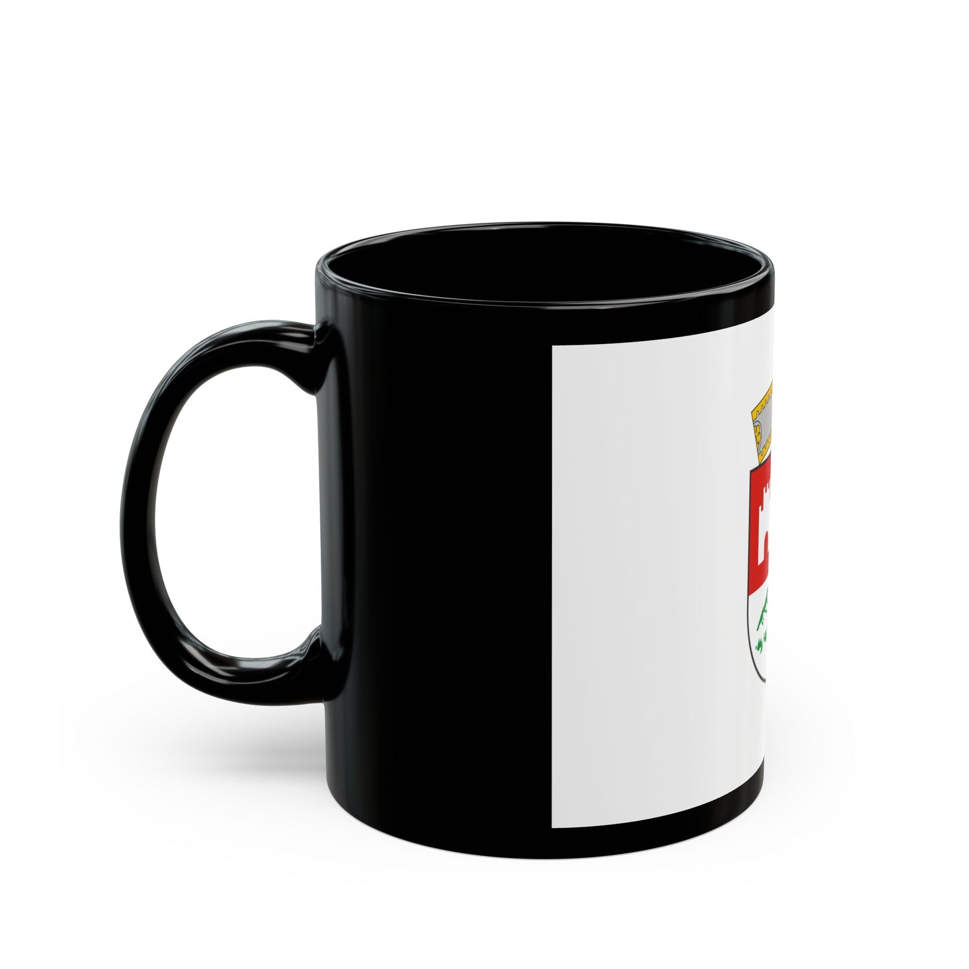 Flag of Berat Albania - Black Coffee Mug-The Sticker Space