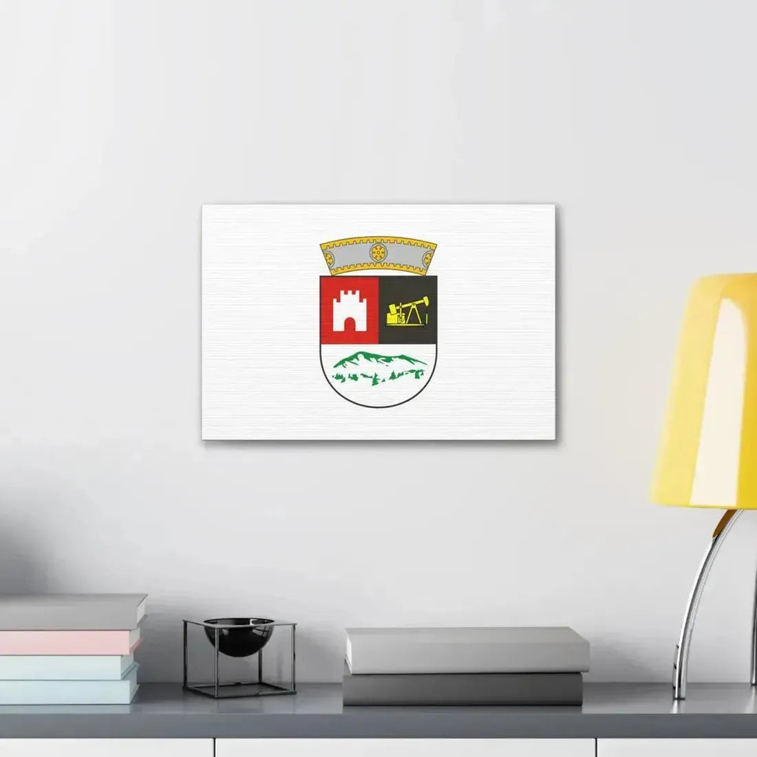 Flag of Berat Albania - Canvas Wall Art - The Sticker Space