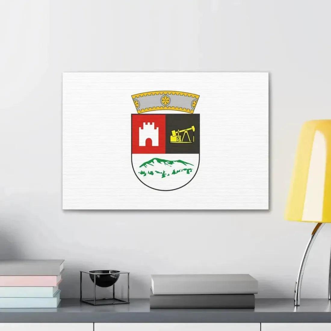 Flag of Berat Albania - Canvas Wall Art - The Sticker Space