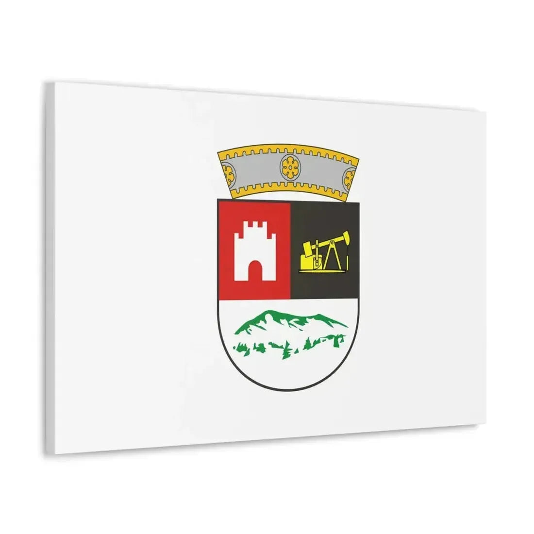 Flag of Berat Albania - Canvas Wall Art - The Sticker Space