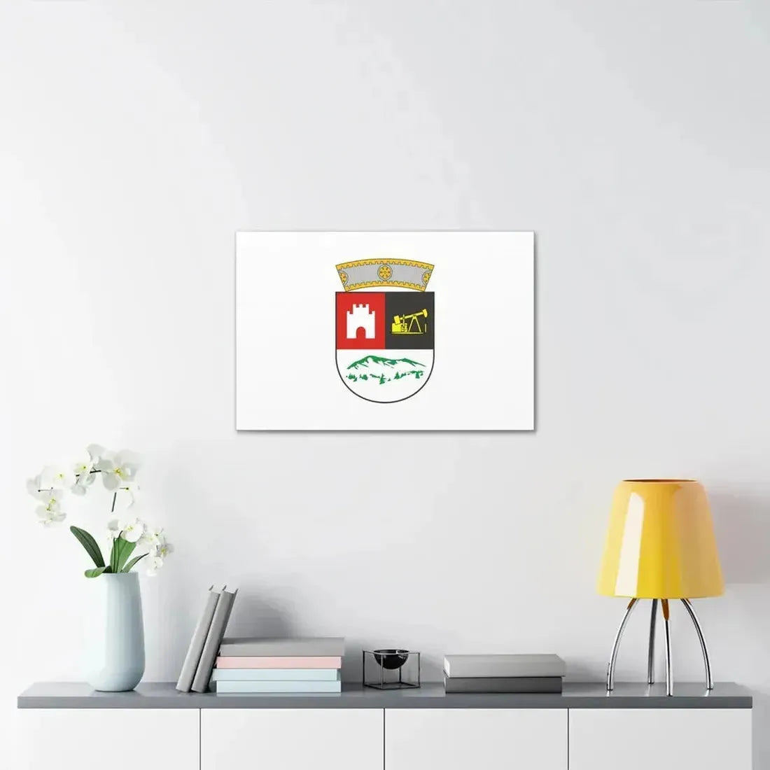 Flag of Berat Albania - Canvas Wall Art - The Sticker Space