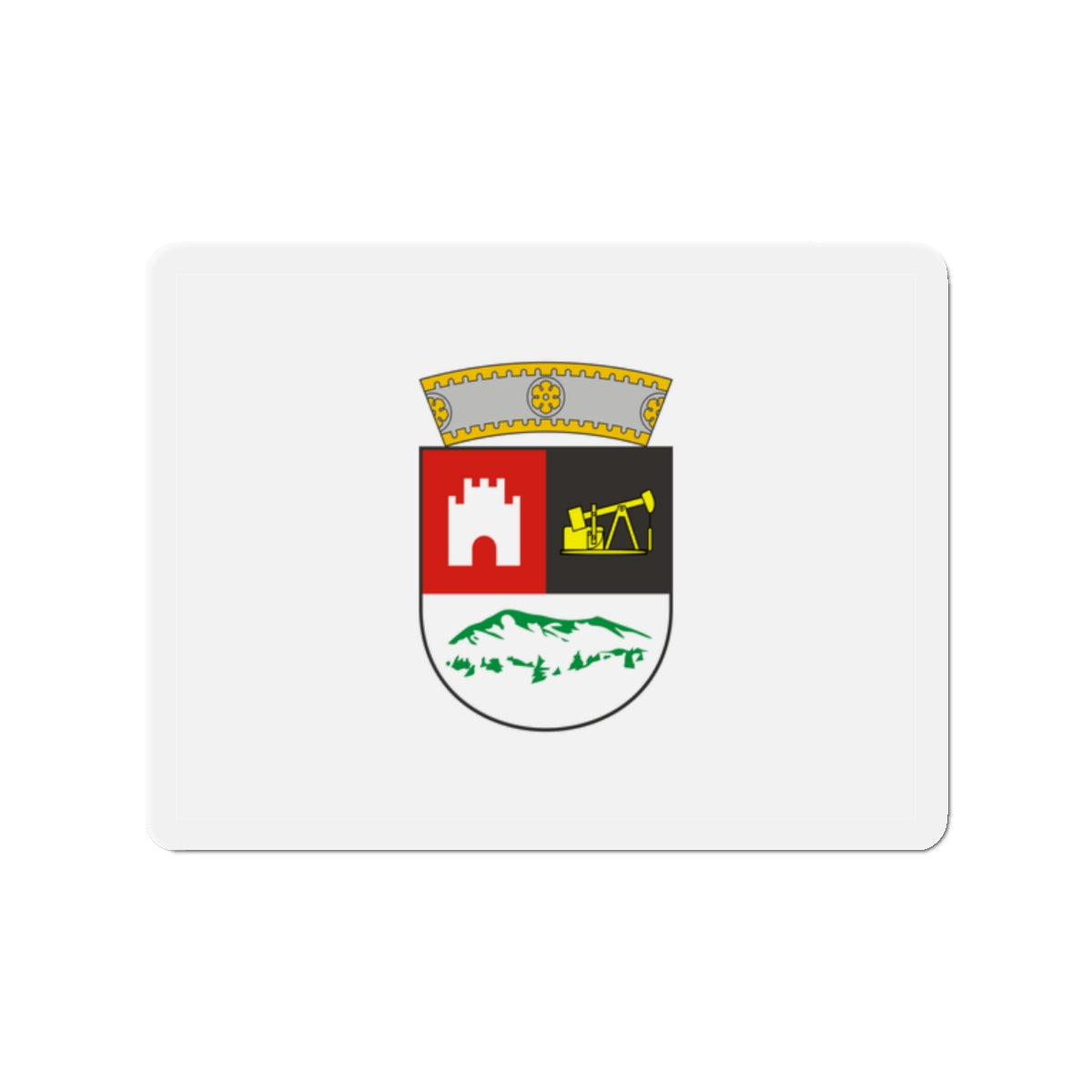 Flag of Berat Albania - Die-Cut Magnet-2" x 2"-The Sticker Space