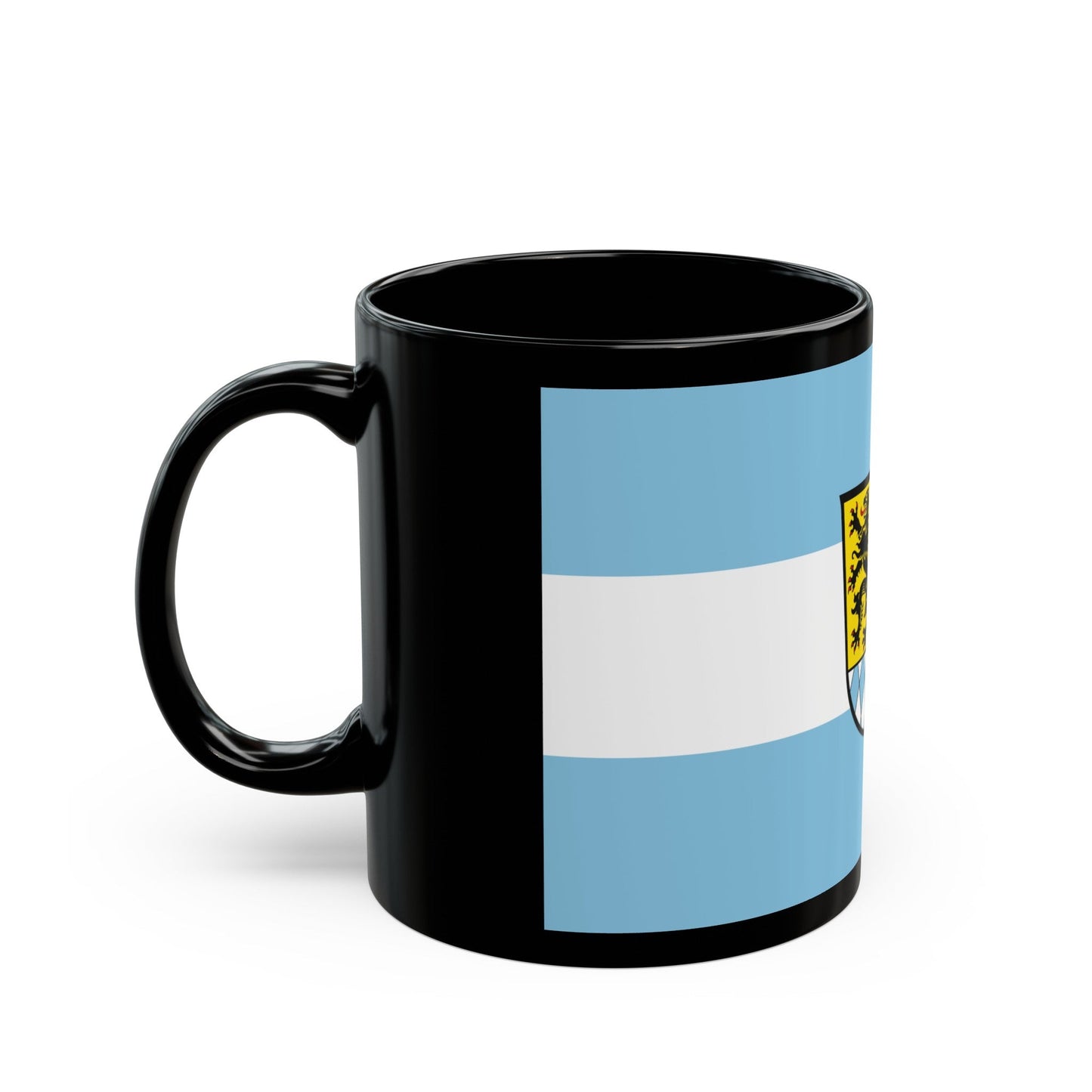 Flag of Berchtesgadener Land Germany - Black Coffee Mug-The Sticker Space