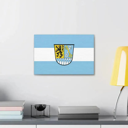 Flag of Berchtesgadener Land Germany - Canvas Wall Art - The Sticker Space