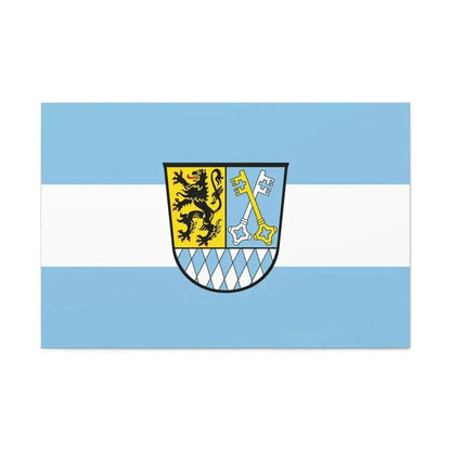Flag of Berchtesgadener Land Germany - Canvas Wall Art - The Sticker Space
