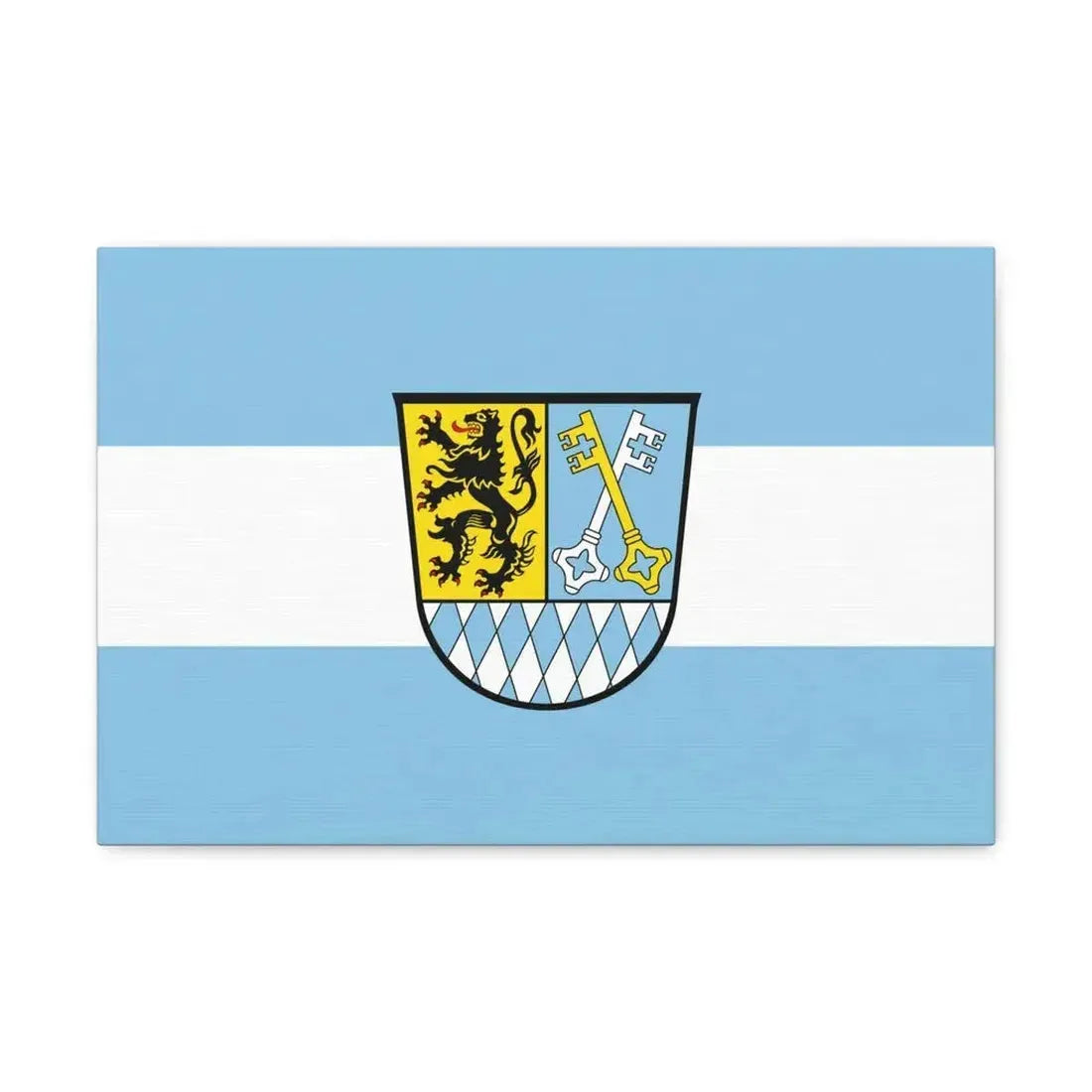 Flag of Berchtesgadener Land Germany - Canvas Wall Art - The Sticker Space