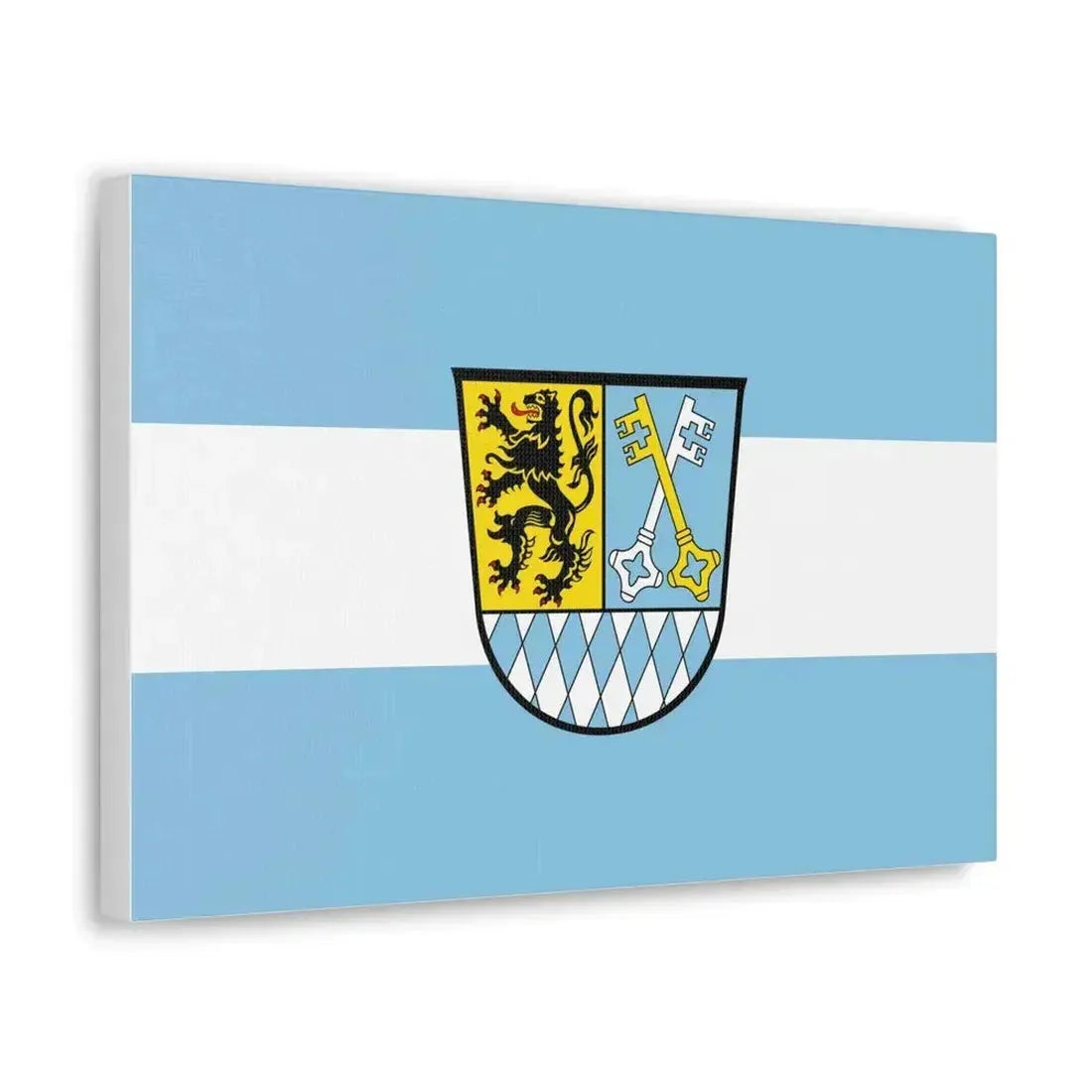 Flag of Berchtesgadener Land Germany - Canvas Wall Art - The Sticker Space