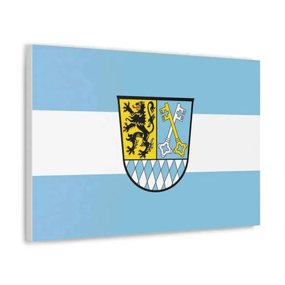 Flag of Berchtesgadener Land Germany - Canvas Wall Art - The Sticker Space