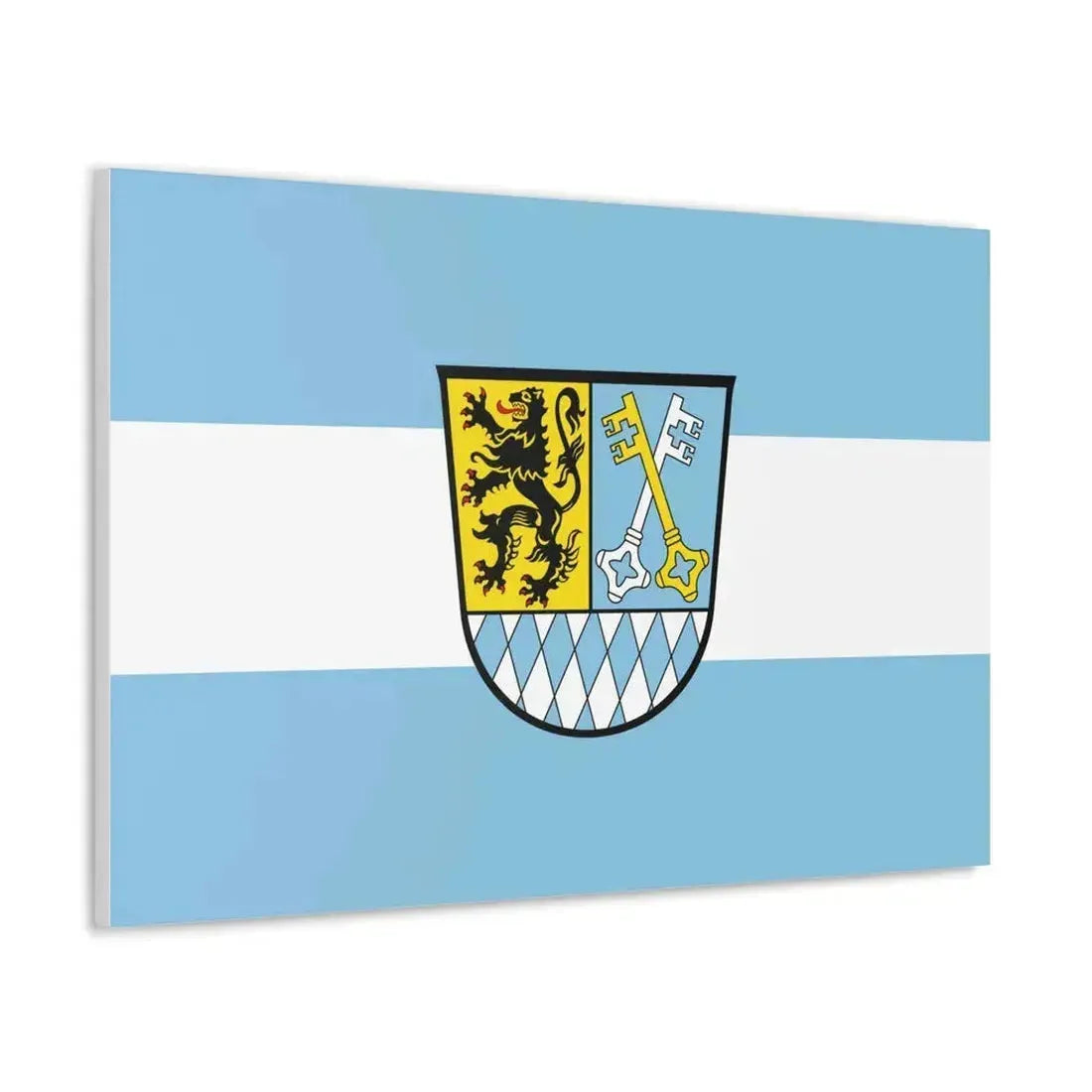 Flag of Berchtesgadener Land Germany - Canvas Wall Art - The Sticker Space