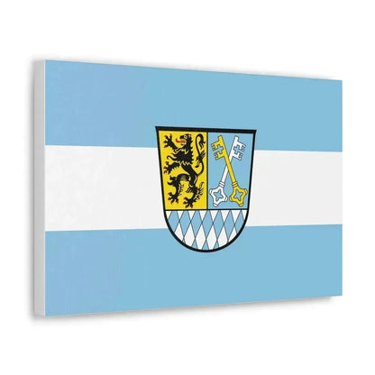 Flag of Berchtesgadener Land Germany - Canvas Wall Art - The Sticker Space