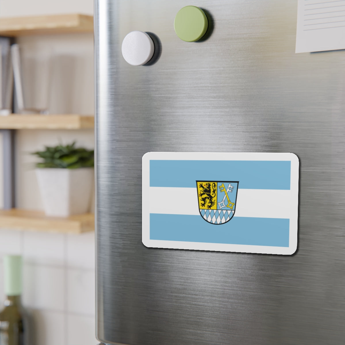 Flag of Berchtesgadener Land Germany - Die-Cut Magnet-The Sticker Space