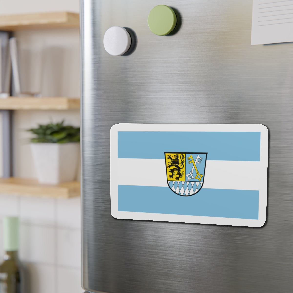 Flag of Berchtesgadener Land Germany - Die-Cut Magnet-The Sticker Space