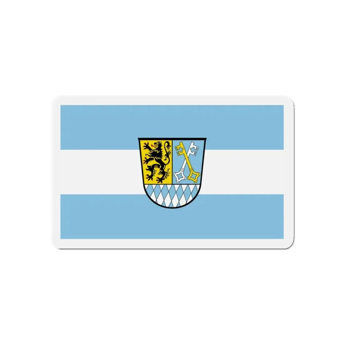 Flag of Berchtesgadener Land Germany - Refrigerator Magnet 4 Inch - The Sticker Space