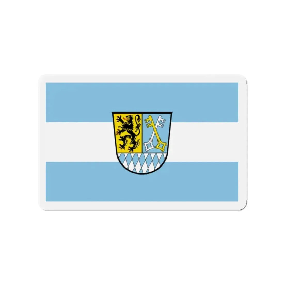 Flag of Berchtesgadener Land Germany - Refrigerator Magnet - The Sticker Space