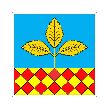 Flag of Berestechko (Ukraine) STICKER Vinyl Kiss-Cut Decal 2 Inch White - The Sticker Space