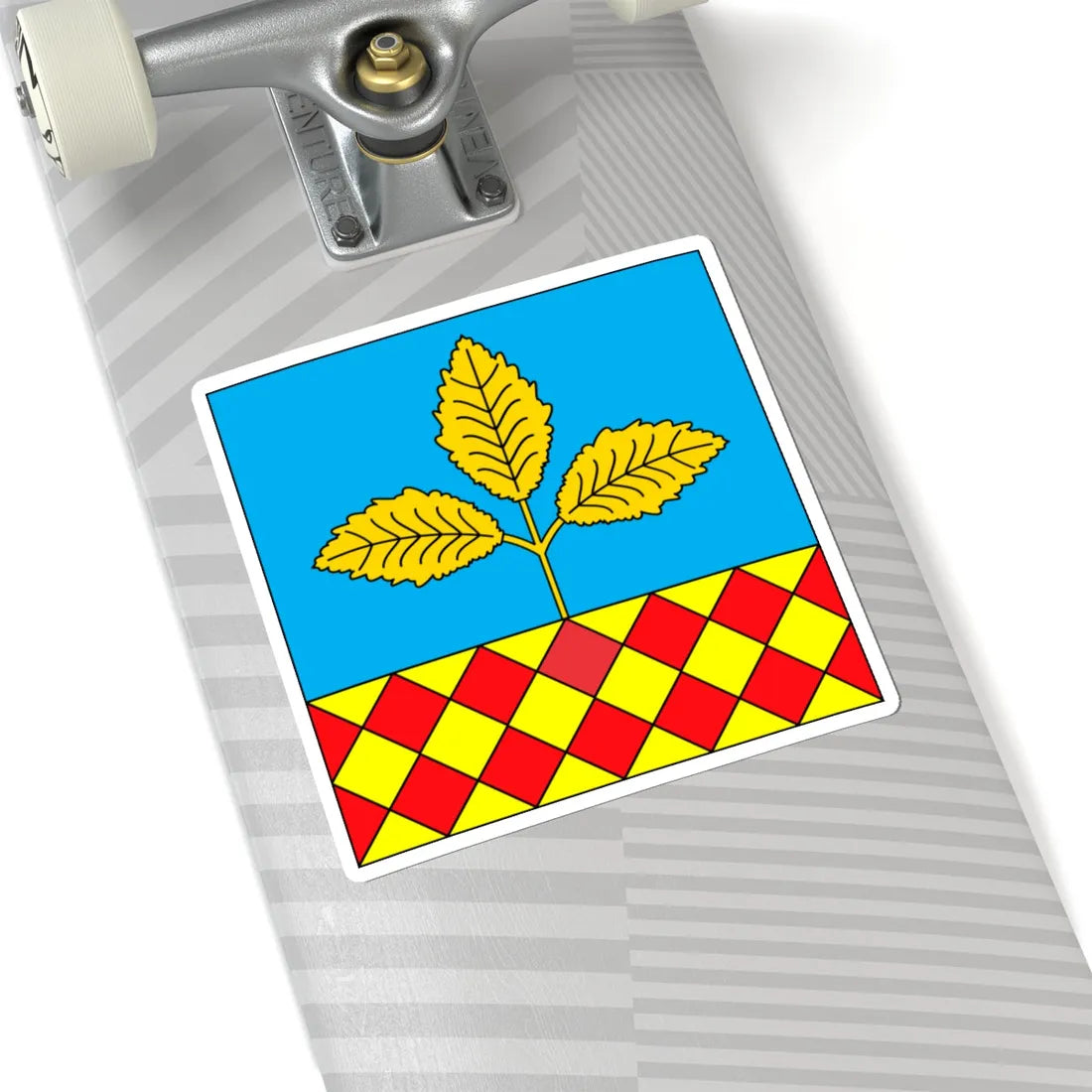Flag of Berestechko (Ukraine) STICKER Vinyl Kiss-Cut Decal - The Sticker Space