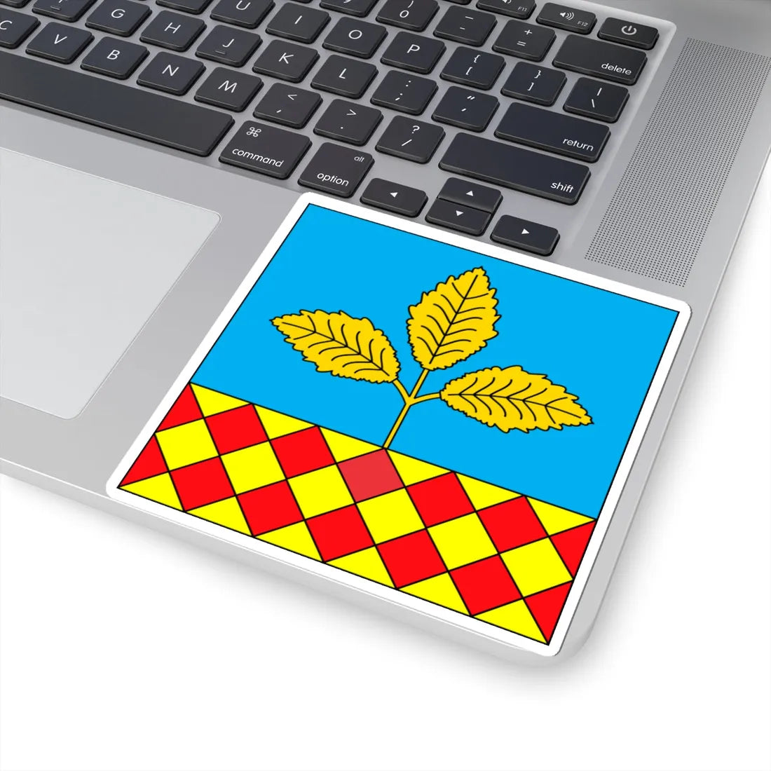 Flag of Berestechko (Ukraine) STICKER Vinyl Kiss-Cut Decal - The Sticker Space