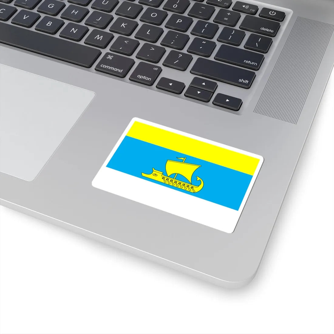 Flag of Berezanka raion (Ukraine) STICKER Vinyl Kiss-Cut Decal - The Sticker Space