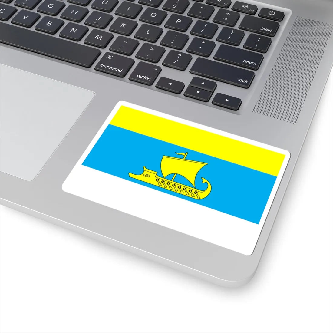 Flag of Berezanka raion (Ukraine) STICKER Vinyl Kiss-Cut Decal - The Sticker Space