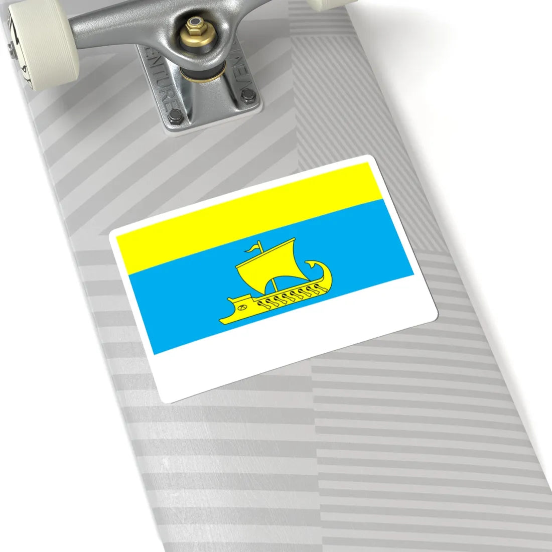 Flag of Berezanka raion (Ukraine) STICKER Vinyl Kiss-Cut Decal - The Sticker Space